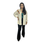 CHAQUETA OVERSIZE BEIGE