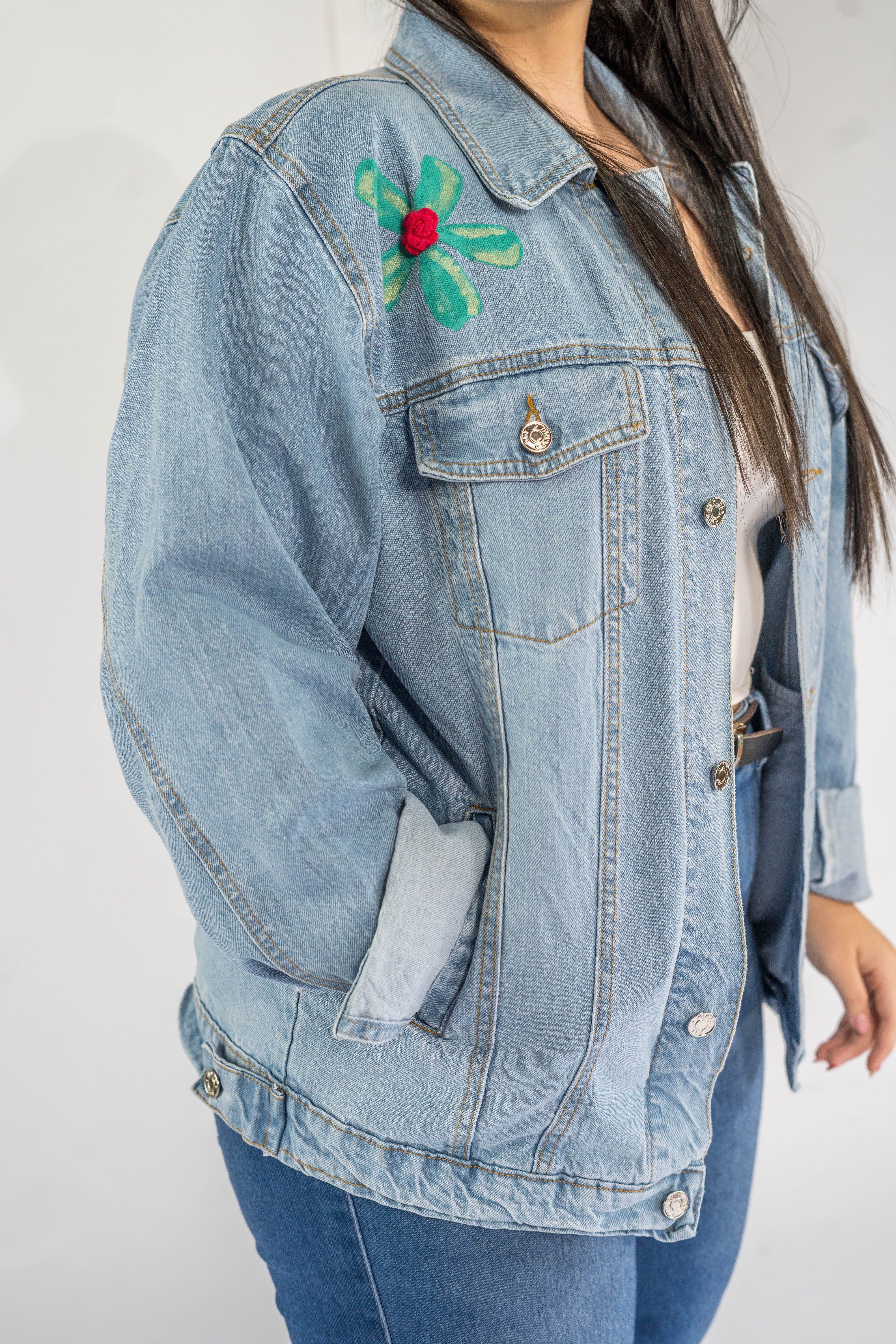 Chaqueta Oversize Colibrí